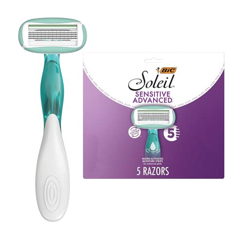 BIC Bic soleil sensitive advanced disposable women's shaving razors - 5 ...