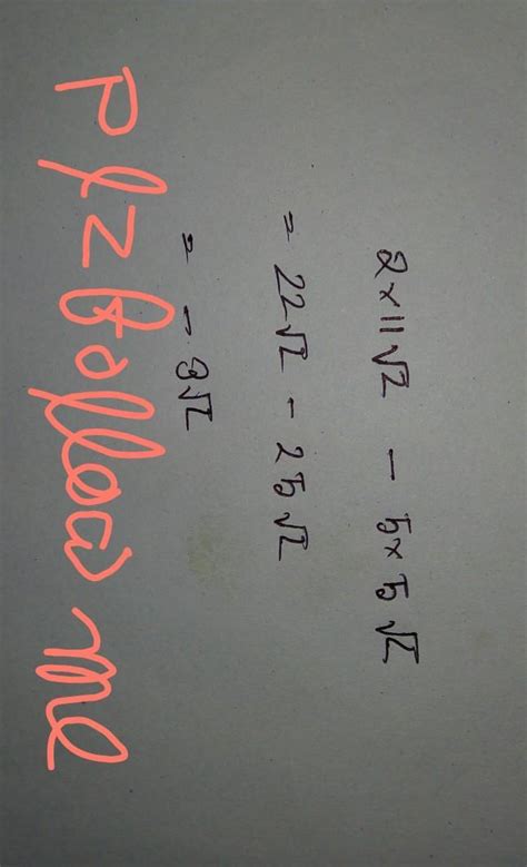 simplify. 2√242 - 5√50 - Brainly.in