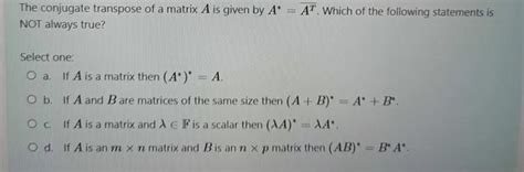 Image result for Conjugate Transpose Examples