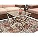 Kraft Bazaar Valerie Gold Coffee Table | Centre Table for Living Room ...