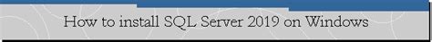 Image result for Installing SQL Server 2019