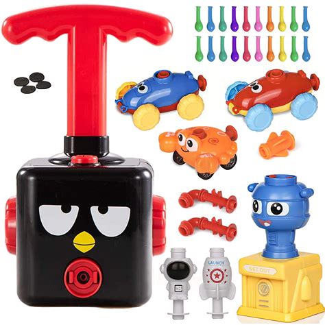 HIRNAYA Balloon Launcher car Toy Set, Balloon Powered Car Toy with ...