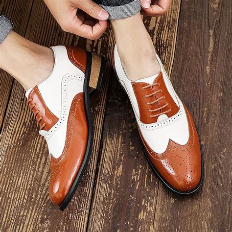 Chaussure on sale bicolore homme