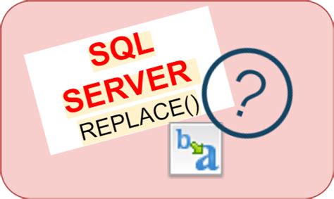 Replace Query in SQL 的图像结果