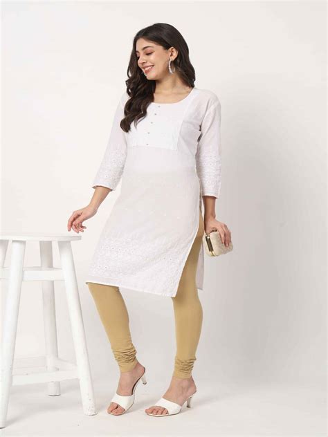 Thread Plus Churidar Super Stretchable Solid Cotton Leggings For Women