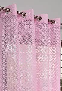 Buy TRIVAK Net Transparent Curtain Drape for Home | Semi Sheer Panels ...