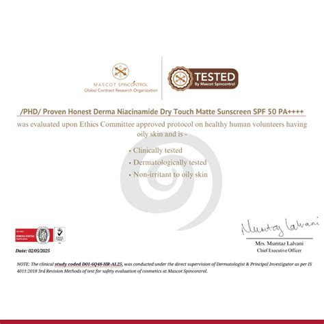 Niacinamide Dry Touch Matte Sunscreen for Oil-Free Sun Protection | All ...