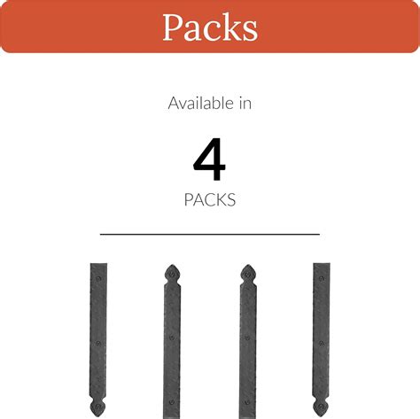 4 Pack 9 inch Faux Door Hinges Black Decorative | Ubuy India