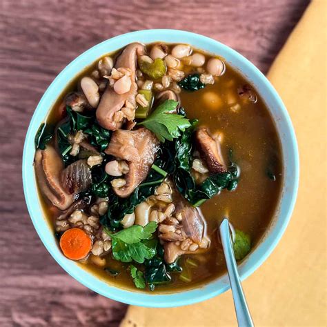 Mushroom Barley Soup - Daniel's Plate