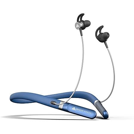 Leaf Rush Wireless Bluetooth in Ear Neckband Earphone with Mic (Carbon ...