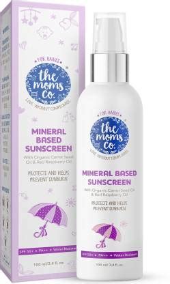The Moms Co. Sunscreen - SPF 50 PA++ Mineral Based Sunscreen | Carrot ...