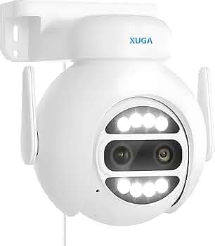 XUGA 8MP WiFi Pan Tilt Zoom Full HD CCTV AI Smart Outdoor Security ...