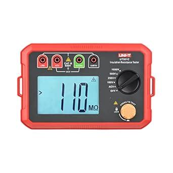 UT501C Insulation Resistance Tester 3.7-inch LCD Digital Insulation ...