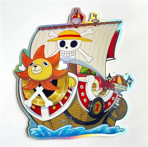 Thousand Sunny Gloss Vinyl Holographic Sticker One Piece - Etsy