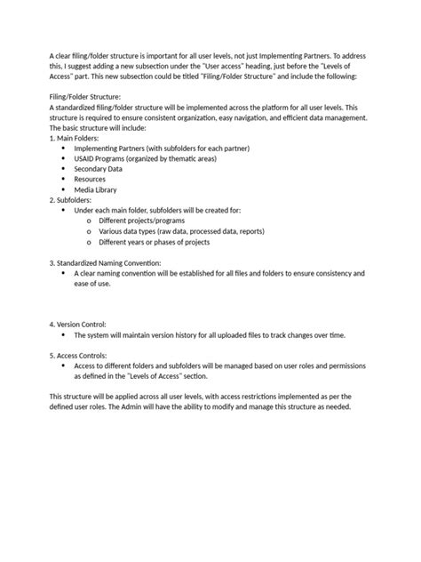 Image result for Example Internal Filing Structure