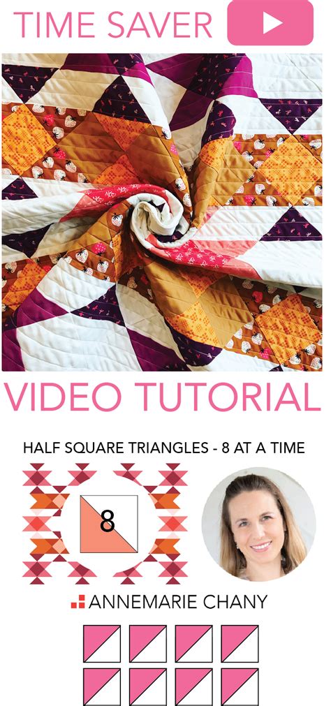 Image result for 8 at a Time Half Square Triangles Tutorial