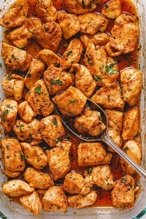 Easy Oven Baked Chicken Bites Recipe — Eatwell101