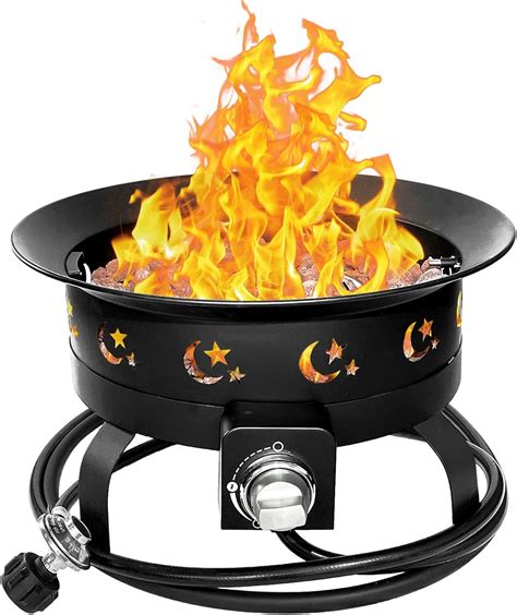 Buy FOOPIT Portable Propane Fire Pit Camping Small Smokeless Gas ...