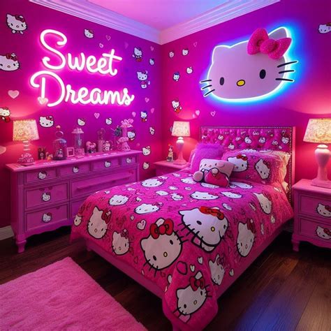 Pinterest | Hello kitty room decor, Girls bedroom, Hello kitty bedroom