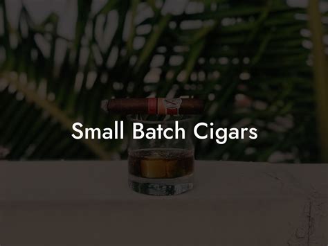 Small Batch Cigars - Swinger Cigar | Cigar Lifestyle