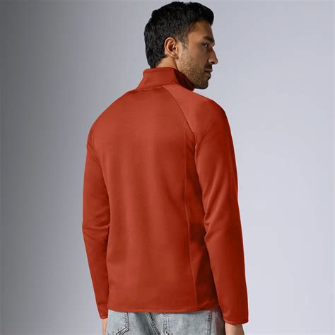 Alpha Half Zip Sweatshirt Auburn Red – XYXX Apparels