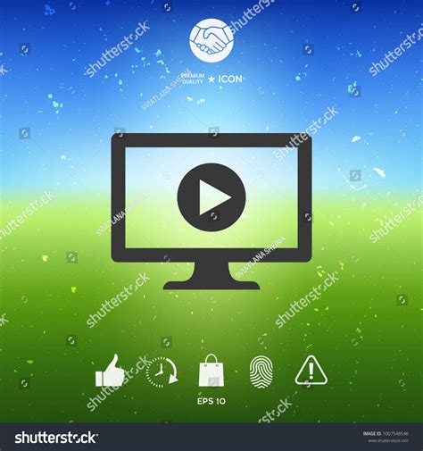 Image result for Play Button On Computer