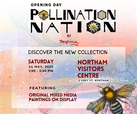🐝Pollination Nation🐝 - Mixed Media Art Exhibition, 2 Grey St, Northam ...