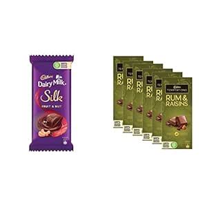Cadbury Dairy Milk Silk Fruit and Nut Chocolate Bar, 137g (Pack of 3 ...