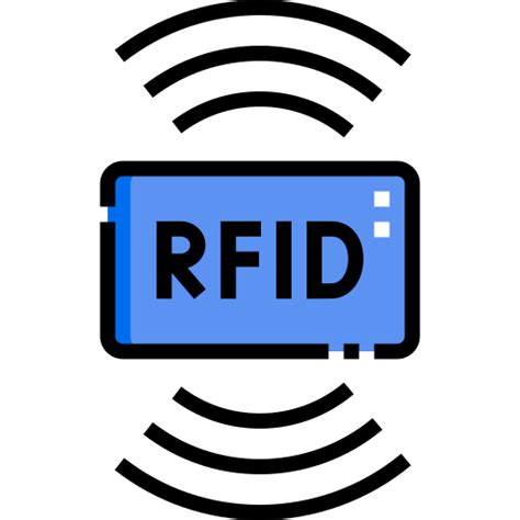 Icono de Rfid Detailed Straight Lineal color