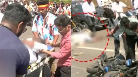 Yet another accident during Vijay's rally; six people injured, one in ...