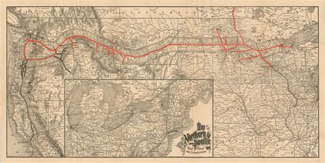 Transcontinental Railroad Map