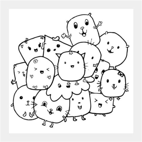 Cutelings Square Art Prints PosterGully Specials