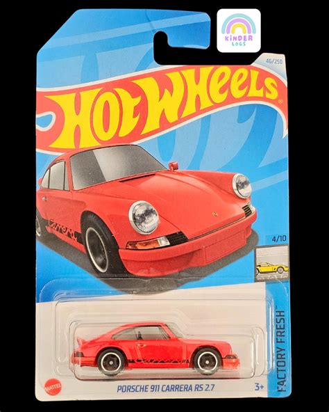Hot Wheels Porsche 911 Carrera RS 2.7 - Red Color - Buy At Kinder Logs