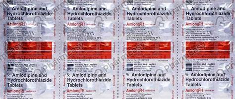 Buy Amlong H Strip Of 10 Tablets Online at Flat 15% OFF | PharmEasy