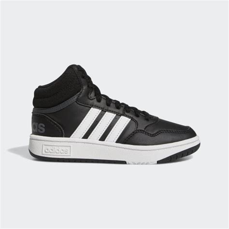 adidas Hoops Mid Sneakers - Black | Free Shipping with adiClub