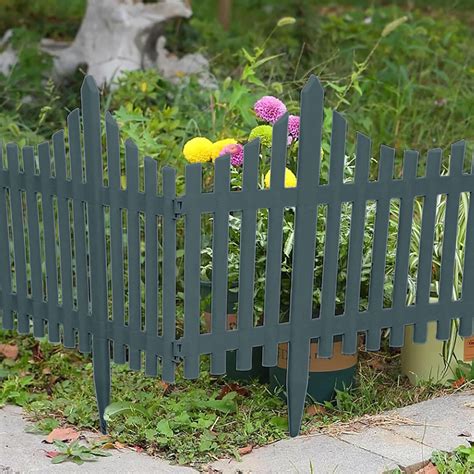 Plastic Garden Fence,Garden Fence Small,Picket Fence Garden Border ...