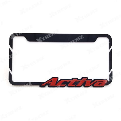 Activa Front & Rear Number Plate Set - Red | Xtremz