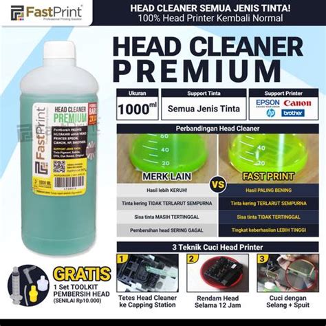 Jual Fast Print Head Cleaner Premium Pembersih Head Printer Inkjet ...