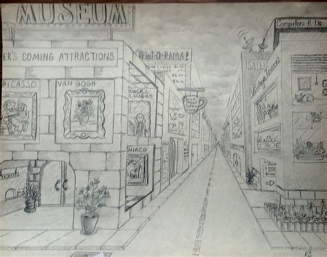 One Point Perspective View 的图像结果