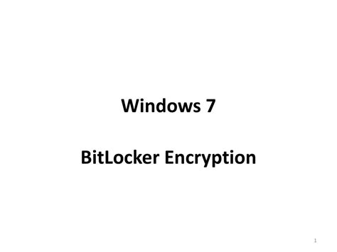 Image result for Windows 7 BitLocker