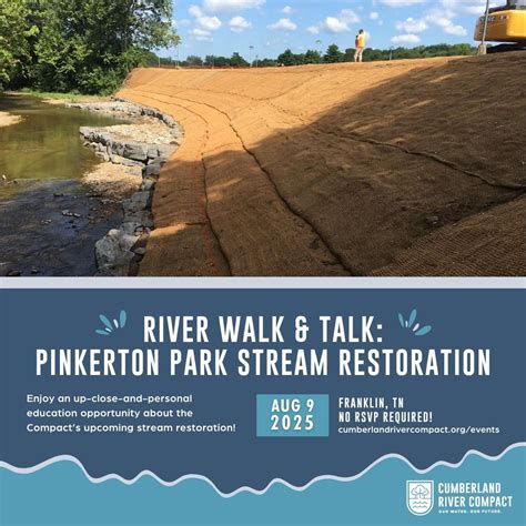 River Walk & Talk: Pinkerton Park Stream Restoration, Pinkerton Park ...