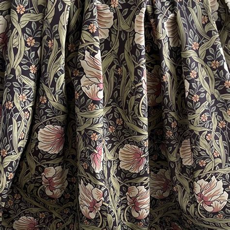 William Morris Pimpernel Curtains Custom Made to Measure Vintage Design ...