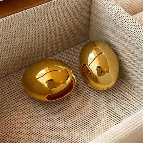Luna Statement Oval Studs – Selenes