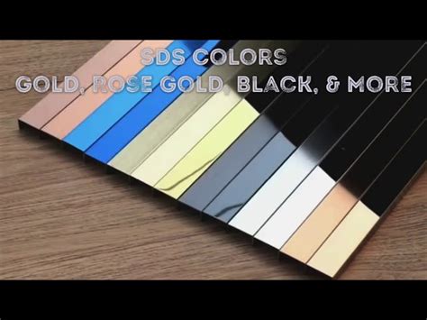 Ss T & U Profile - PVD Titanium Coated U Shape Profiles Wholesale ...