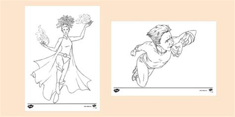 Super Hero Colouring Sheets (teacher made) - Twinkl