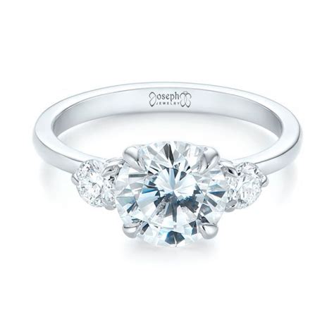 Three-stone Diamond Engagement Ring #104169 - Seattle Bellevue | Joseph ...