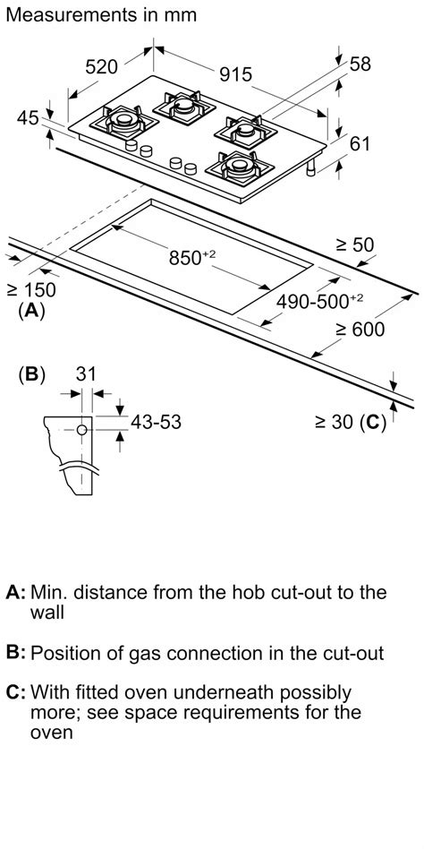 PNF9B6F20I Gas hob | Bosch Home Appliances IN