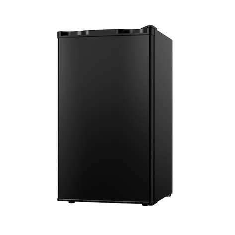 Euhomy 3.2 Cu.Ft Single Door Black Mini Fridge with Freezer/Reversible ...