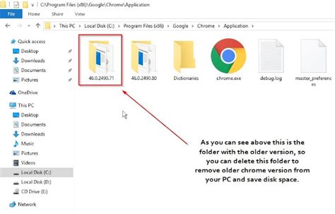 Remove Old Chrome Version Files & Save Disk Space