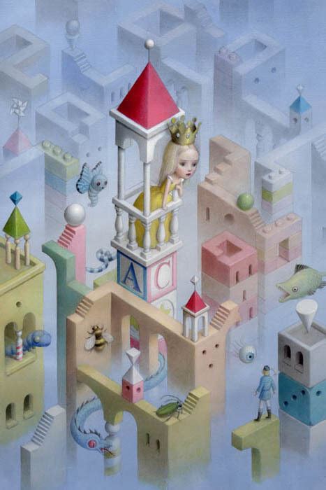 Nicoletta Ceccoli, The Riddle Princess, Acrylic on paper / 14 x 12.2 ...